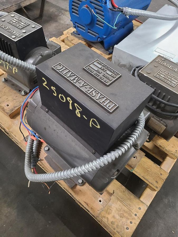 Used PHASE A MATIC ROTARY PHASE CONVERTER