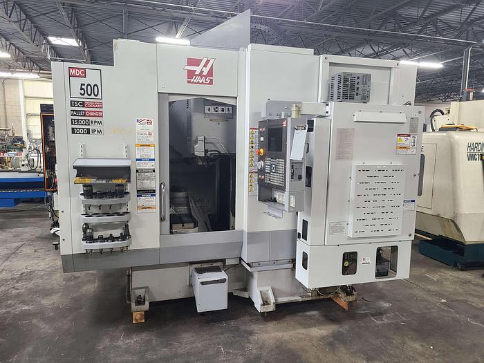 Used HAAS DUAL PALLET VERTICAL MACHINING CENTER