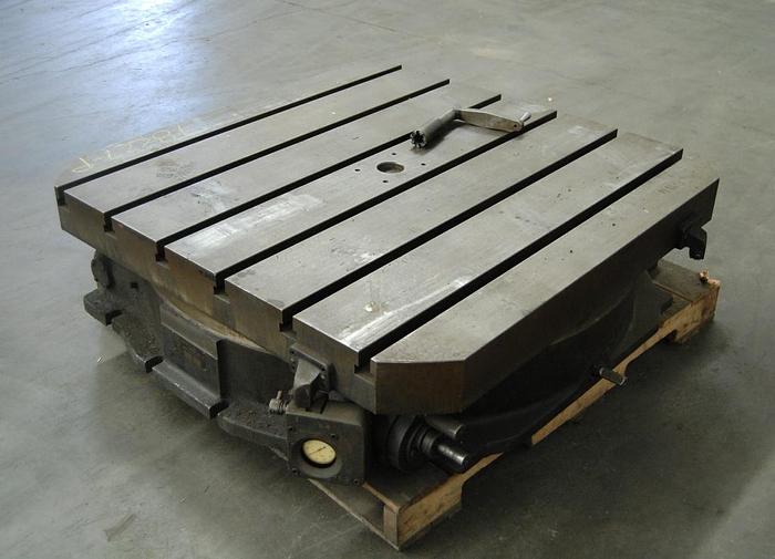 Used GIDDINGS & LEWIS MANUAL ROTARY TABLE