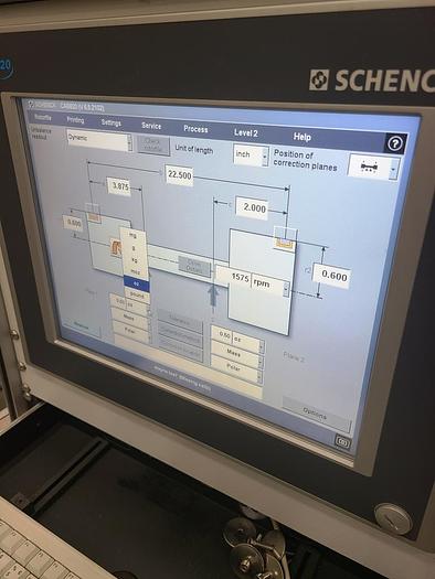 Used SCHENCK BALANCER