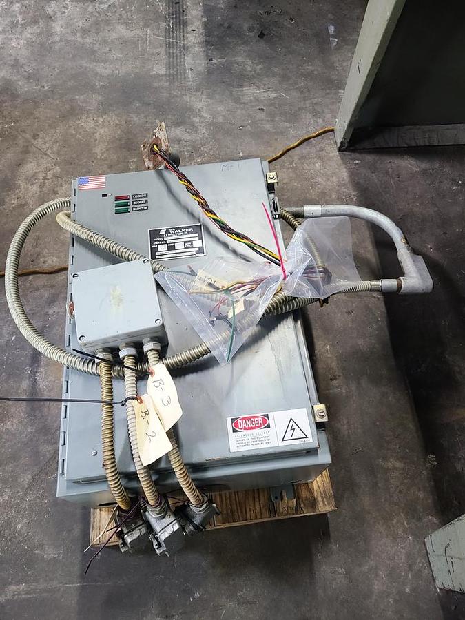 Used O.S. WALKER ELECTROMAGNETIC CHUCKS WITH CONTROL
