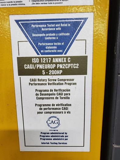 Used KAESER ROTARY SCREW AIR COMPRESSOR