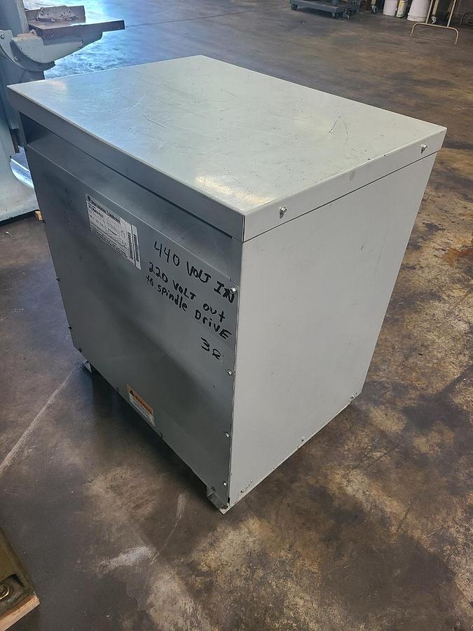 Used 75 KVA GE DRIVE ISOLATION 3 PHASE TRANSFORMER