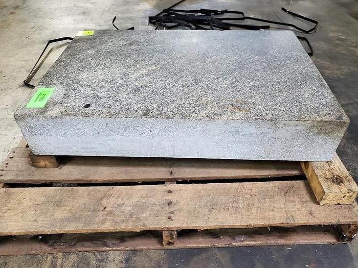 Used GRAY GRANITE SURFACE PLATE