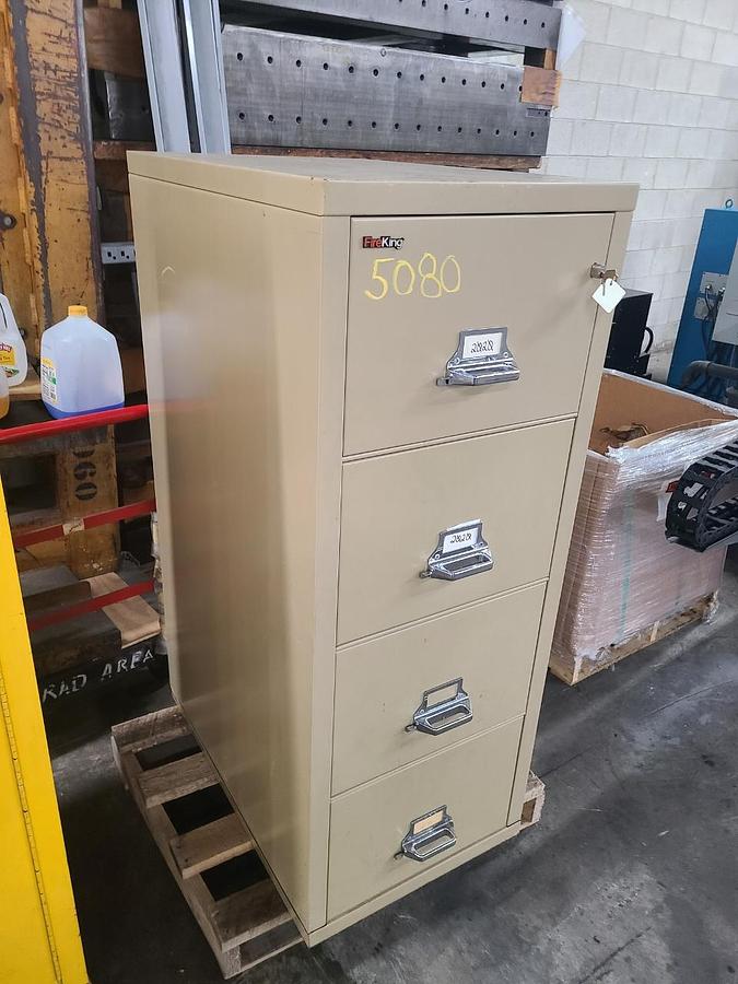 Used FIRE KING FLINING CABINET
