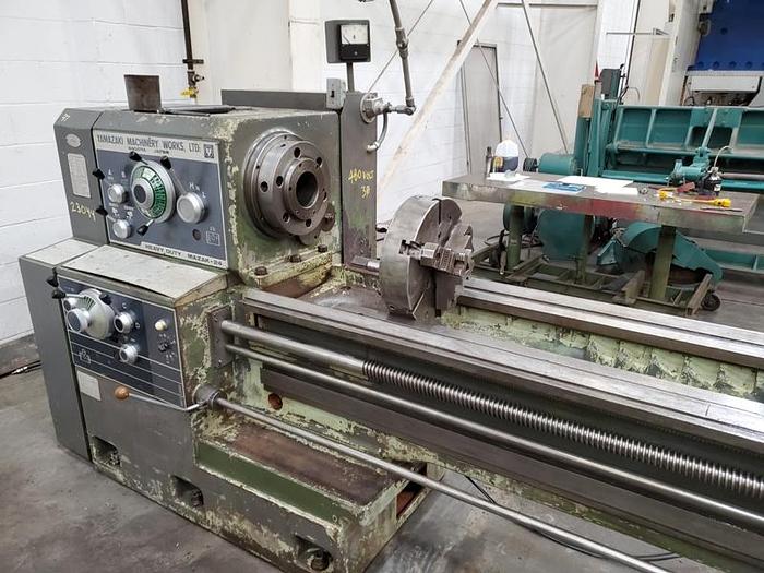 Used MAZAK GAP BED ENGINE LATHE