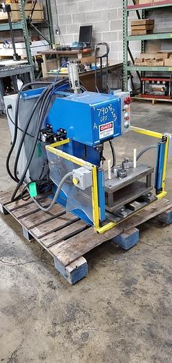 Used 3 HYDRAULIC PRESSES with HYDRAULIC SYSTEM