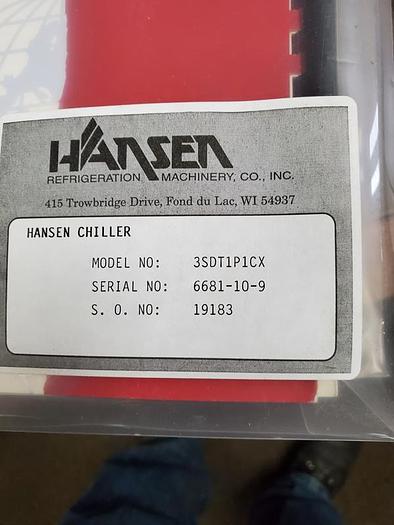 Used HANSEN OIL CHILLER