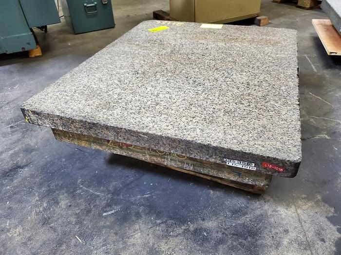 Used GRAY GRANITE SURFACE PLATE