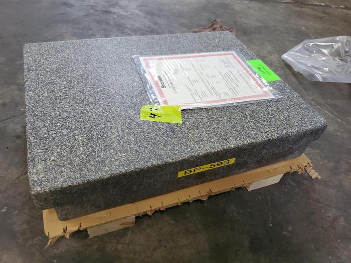 Used GRAY GRANITE SURFACE PLATE