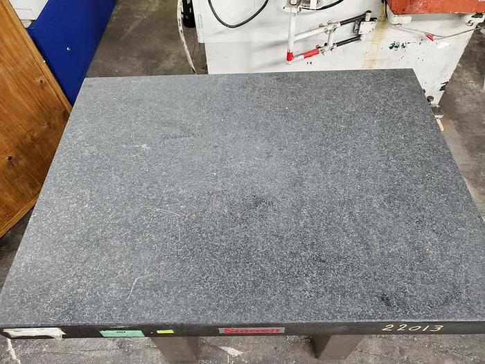 Used STARRETT BLACK GRANITE SURFACE PLATE