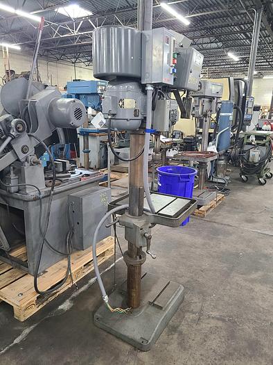 Used 20" CLAUSING SINGLE SPINDLE FLOOR DRILL