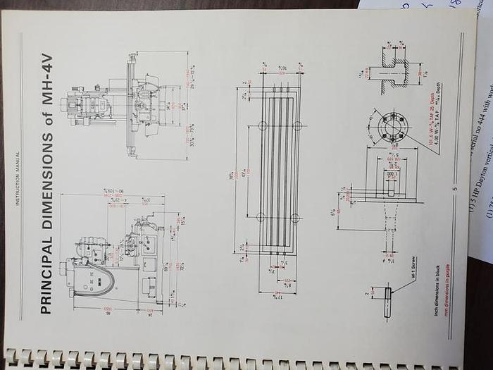 Used OKK BED TYPE VERTICAL MILL