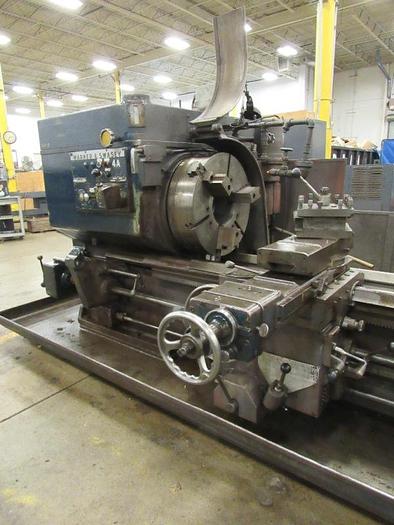 Used WARNER & SWASEY 4A SQ. HEAD SADDLE TYPE TURRET LATHE