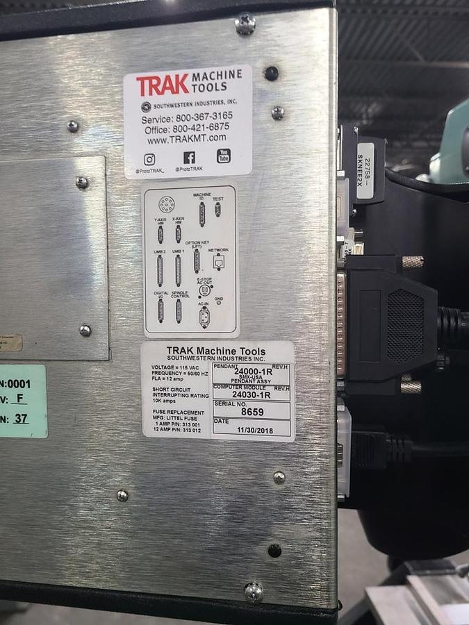 Used TRAK 2-AXIS CNC KNEE MILL