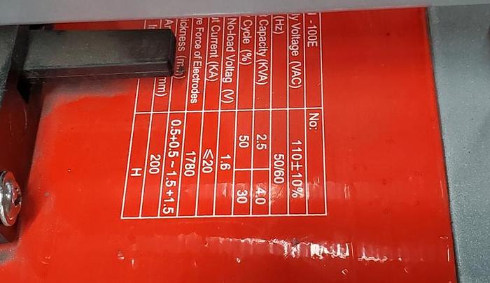 Used C.M.T. PORTABLE SPOT WELDER