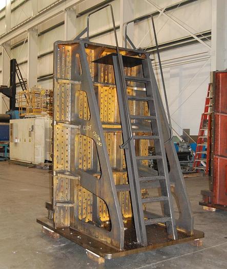 Used HEAVY DUTY PRECISION ANGLE PLATE (FABRICATED)