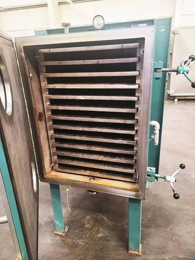 Used STOKES VACUUM STAINLESS STEEL SHELF DRYER