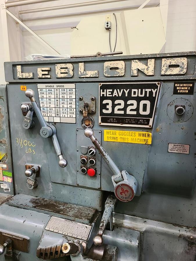 Used 1962 LeBlond 3220/58-NI HEAVY DUTY
