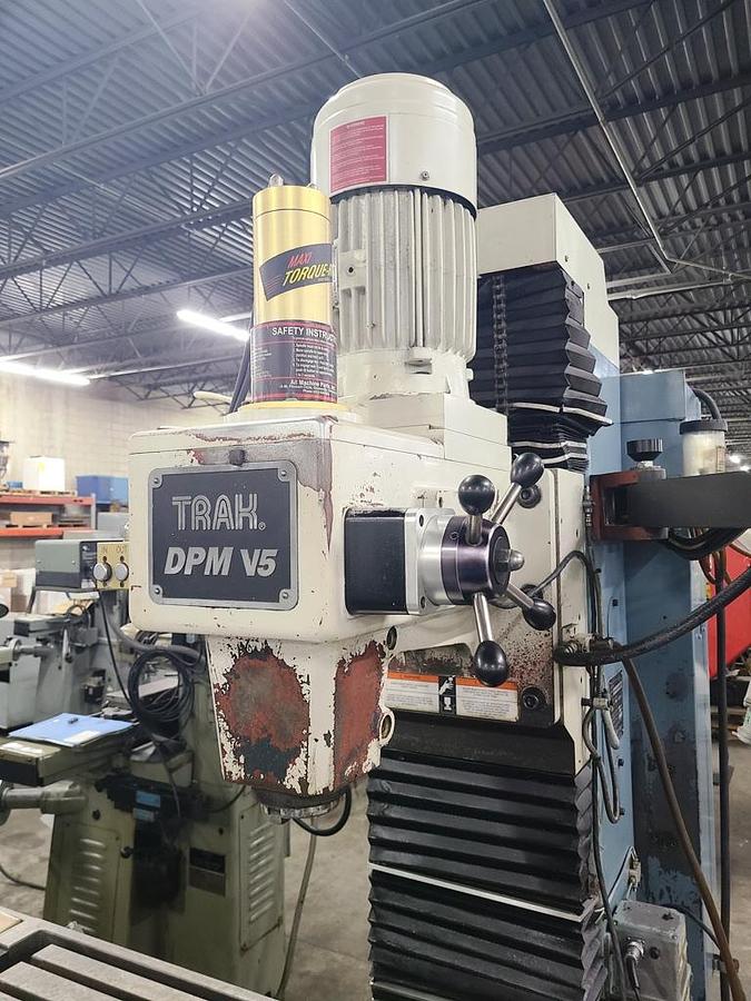 Used TRAK CNC VERTICAL BED MILL