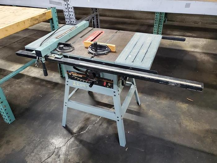 Used DELTA WOODWORKING TABLE SAW