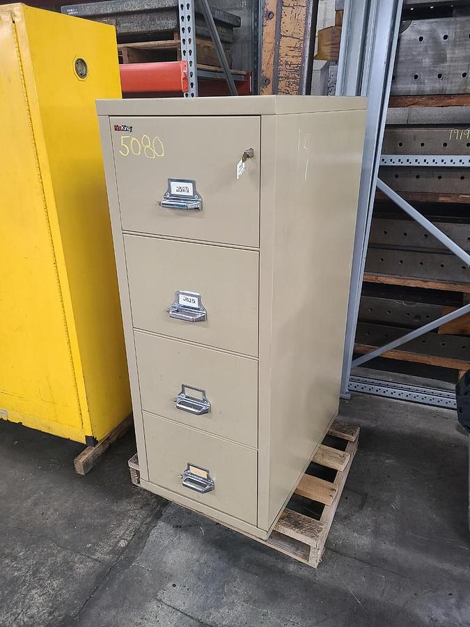 Used FIRE KING FLINING CABINET