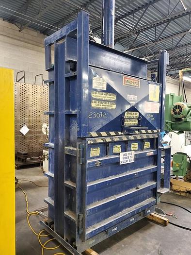 Used MAX-PAK VERTICAL BALER