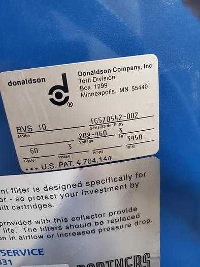 Used TORIT DUST COLLECTOR