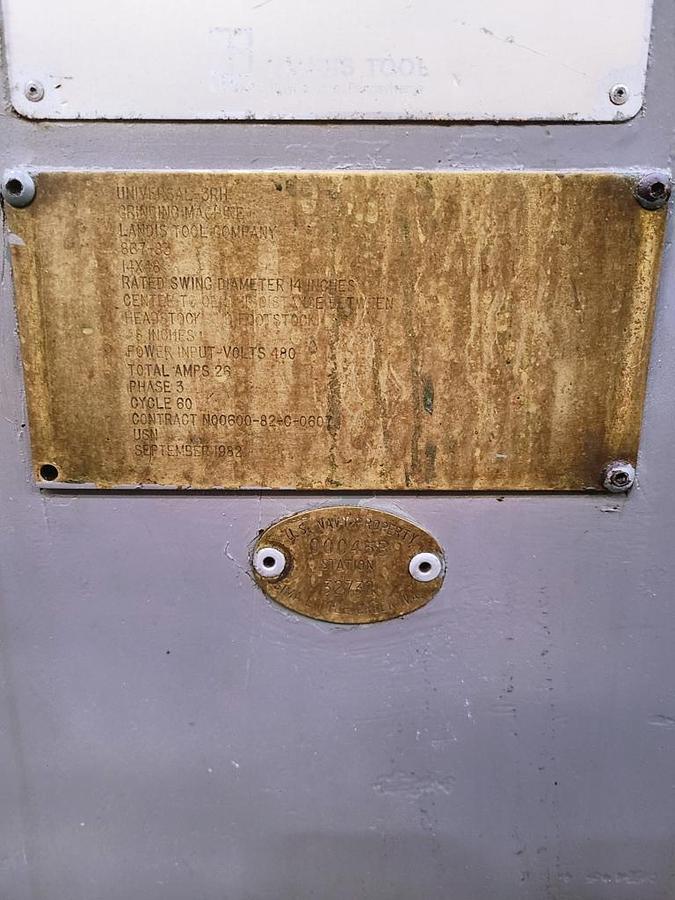 Used 14" X 48" LANDIS UNIVERSAL CYLINDRICAL GRINDER