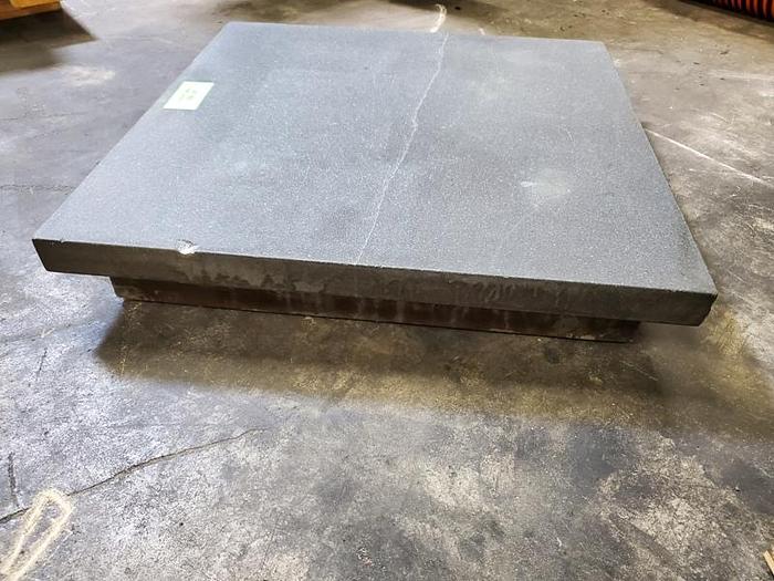 Used BLACK GRANITE SURFACE PLATE