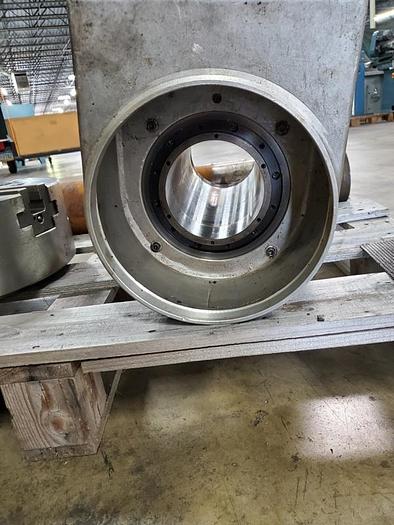 Used KITAGAWA 3 JAW HYDRAULIC LATHE CHUCK with ACTUATOR