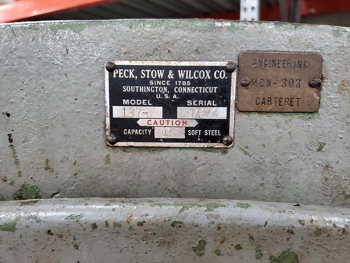 Used 23125 PECK STOW SHEAR 137-1