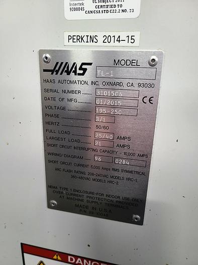 Used HAAS TL-1 CNC TOOL ROOM LATHE