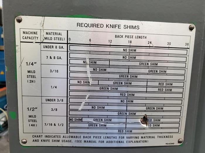 Used CINCINNATI CENTURY HYDRAULIC SHEAR