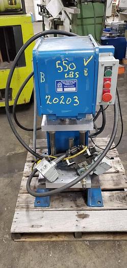 Used 3 HYDRAULIC PRESSES with HYDRAULIC SYSTEM