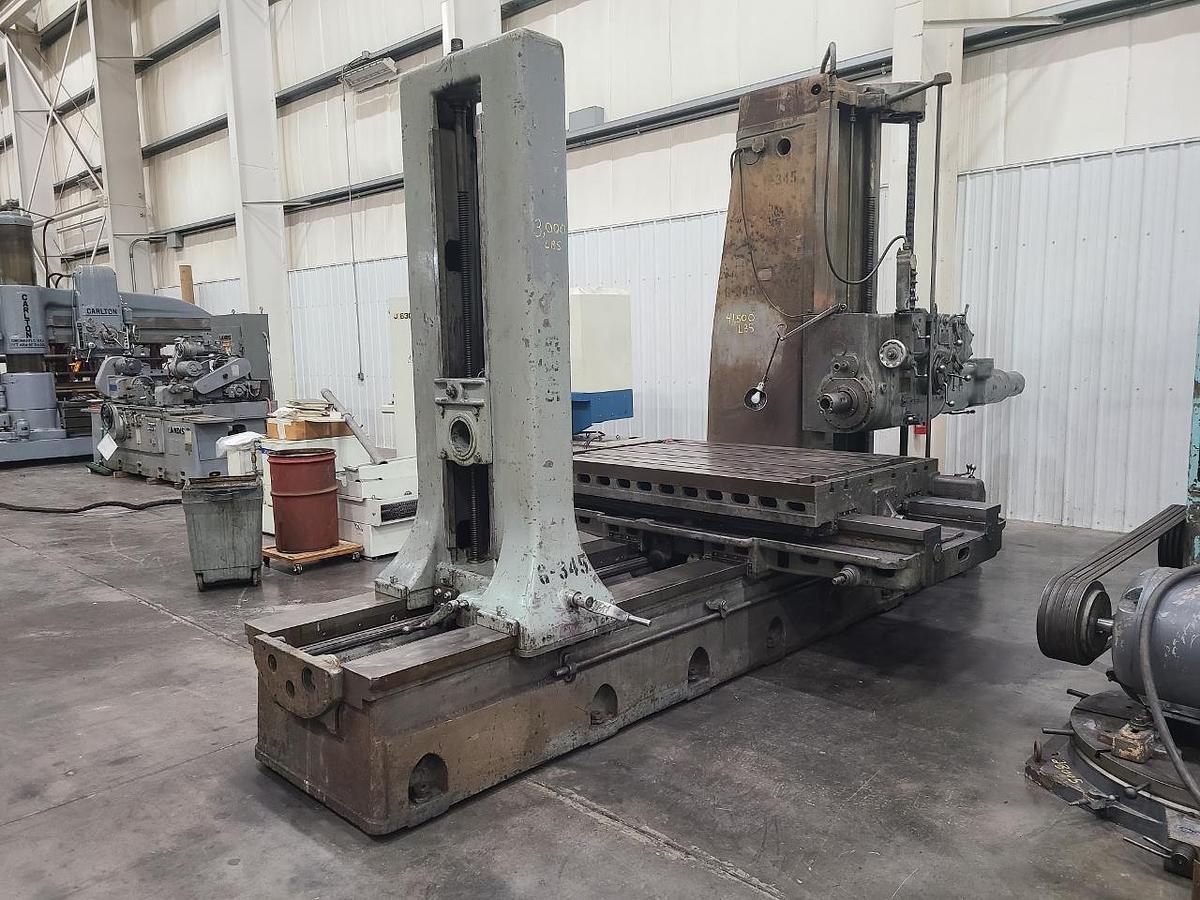 Used 5" GIDDINGS & LEWIS HORIZONTAL BORING MILL