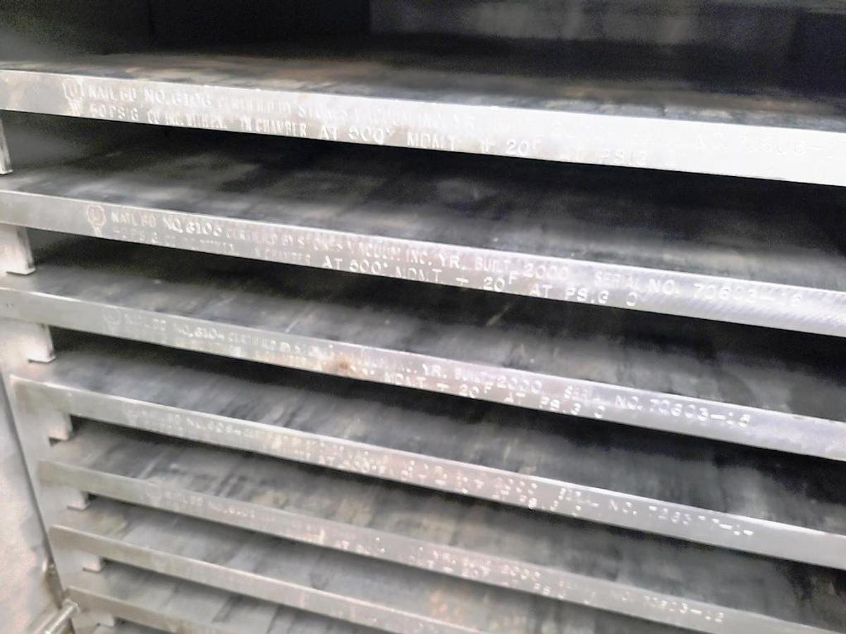 Used STOKES VACUUM STAINLESS STEEL SHELF DRYER