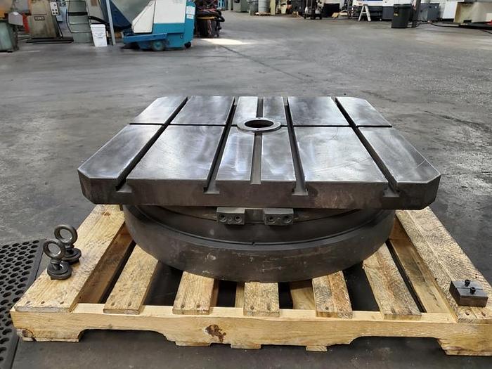 Used CINCINNATI GILBERT AIR LIFT ROTARY TABLE