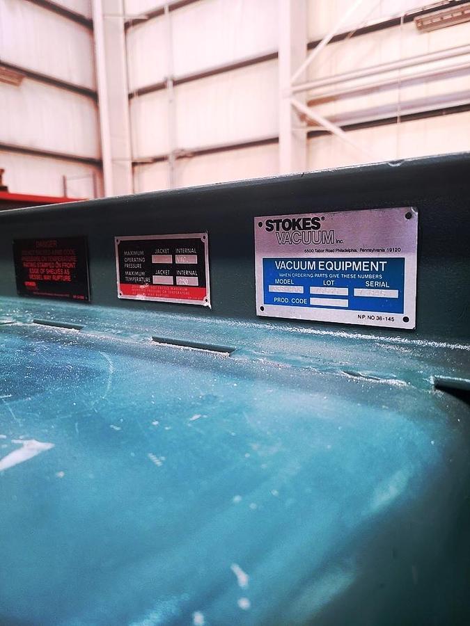 Used STOKES VACUUM STAINLESS STEEL SHELF DRYER
