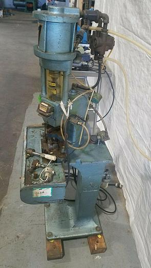 Used Hugold Pneumatic Air Press Assembly Inserting Stamping