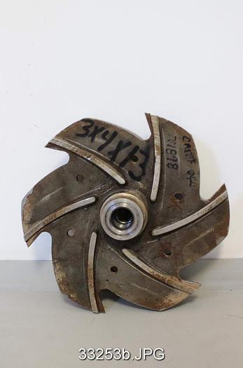 Used Goulds 3196 6 Vane, 9.5" Impeller #33253