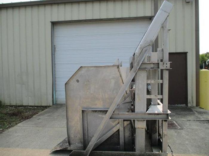 Used AFECO Vat Dumper; Md#15C; Two-Stage; 8' Dump Height
