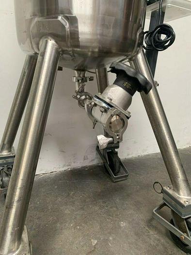 Used Paul Mueller 100 Liter Stainless Steel Bioreactor w/ Mixer