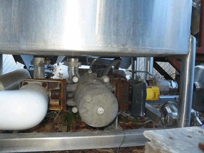 Used HARTEL CLEAN IN PLACE SYSTEM WITH 250 GAL. TANK – SANITARY S/S