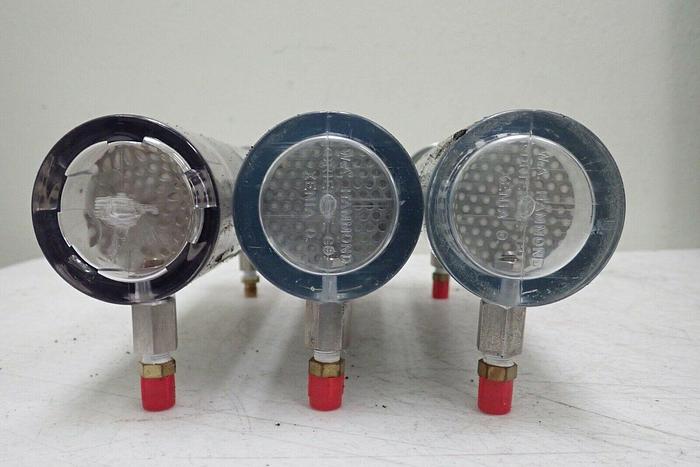Used Lot of 3 Tekran 30-25150-000 Zero Air Filter Canisters with Extras & Case