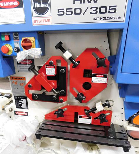 NEW Mubea Hydraulic Steel Ironworker HIW 550/305