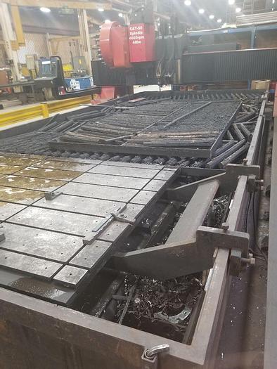 Used 2008 Kinetic 5000 CNC Plasma Cutting System, 10' x 24' Table