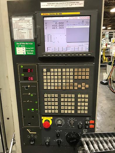 Used HARDINGE BRIDGEPORT XR760 VMC VERTICAL MACHINING CENTER WITH FANUC 18-iM CONTROL