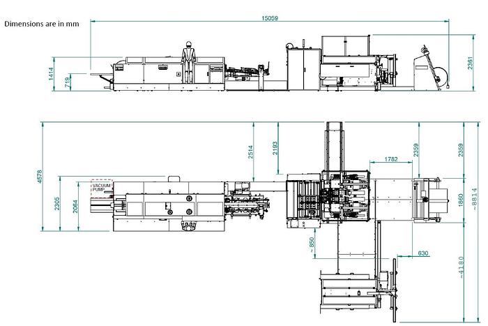 Used (visible in production) 2016 CURIONI SUN MASTER 355 (with double handles unit - Flat handles & twisted handles)