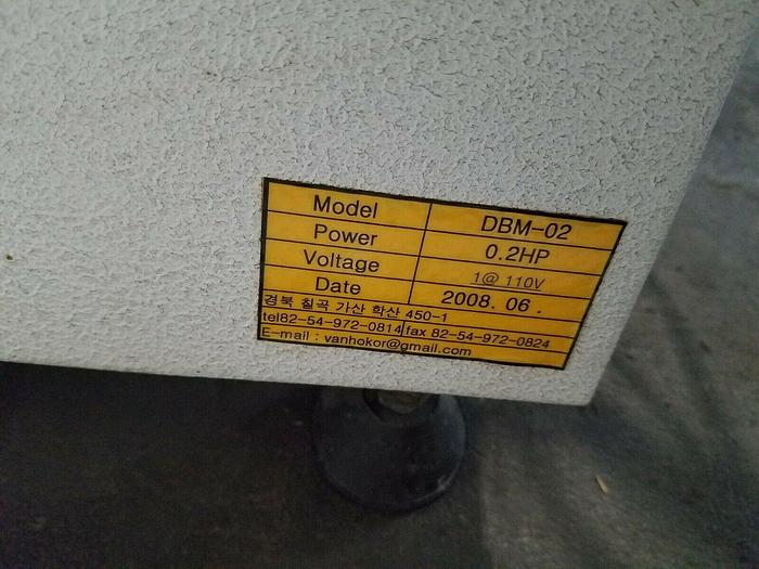 Used Vanho Barrel Tumbling Finishing Polishing Machine 110V